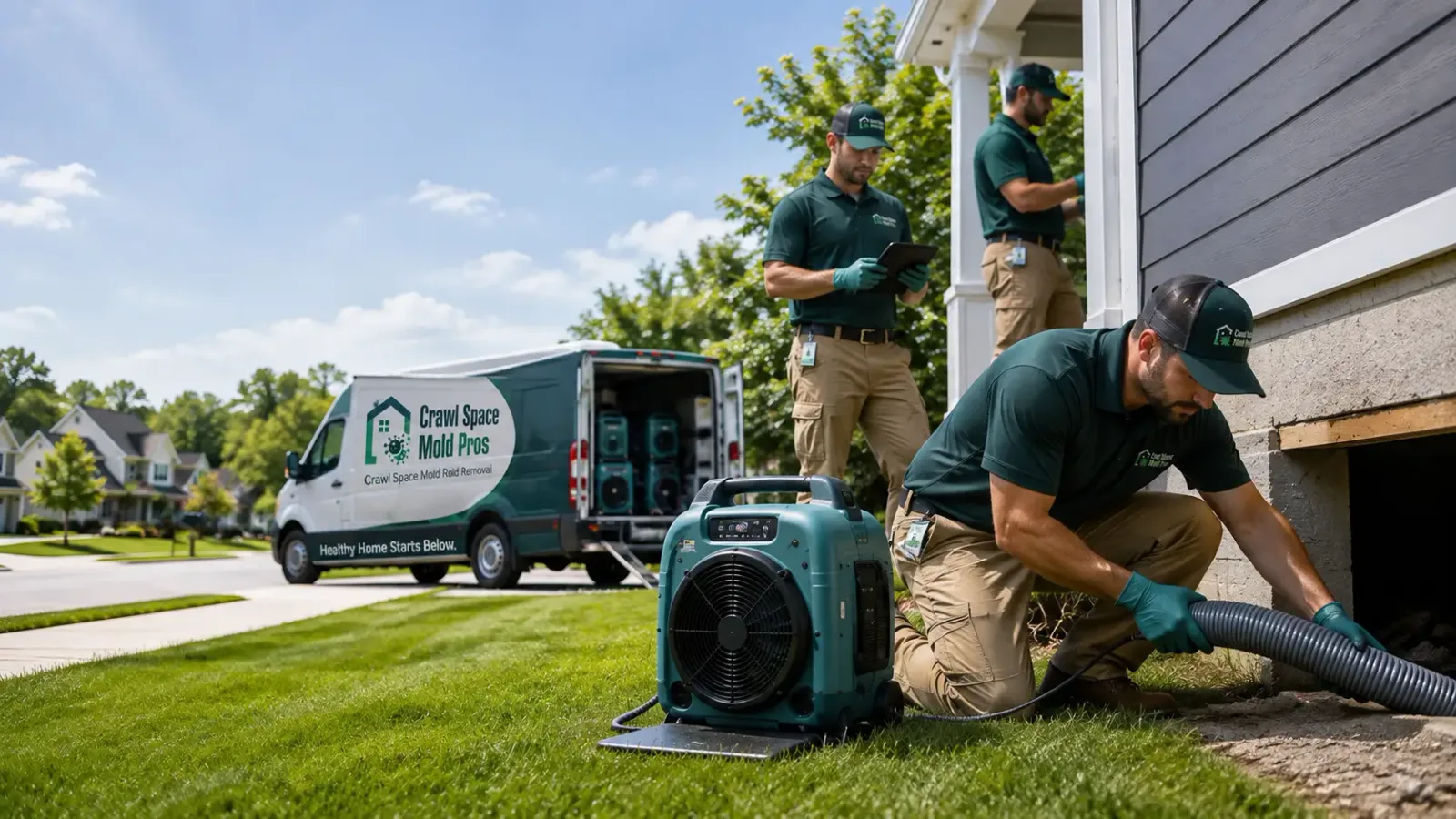 Crawl Space Mold Removal in Big Bay, MI